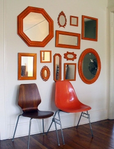 orange mirrors