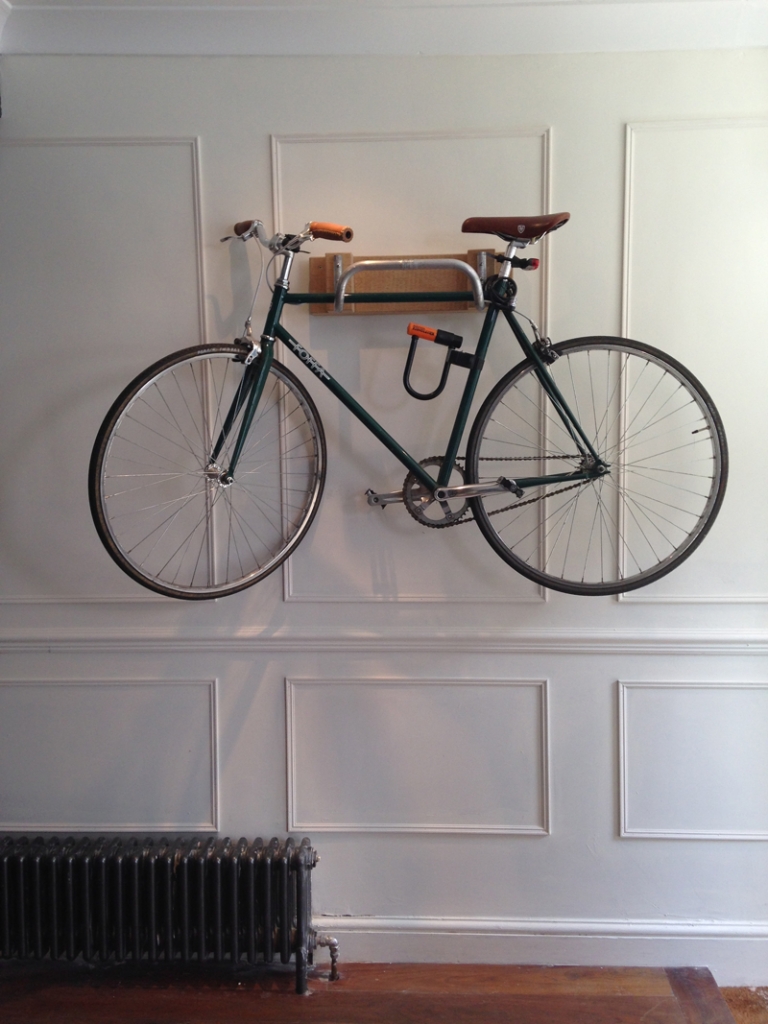 bike rack for hallway by The Great Interior Design Challenge