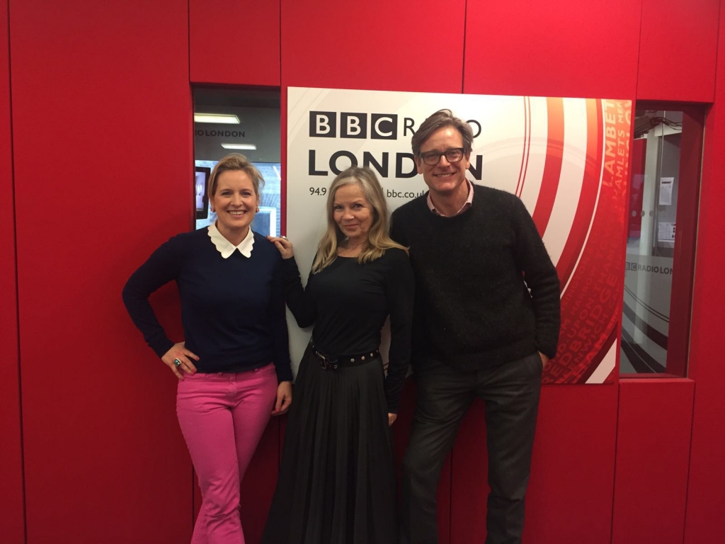 sophie robinson and daniel hopwood from the great interior design challenge on BBc Radio London